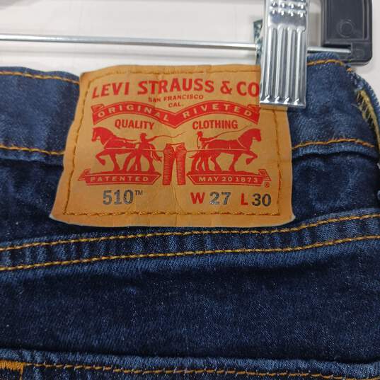 Levi's 510 Skinny Jeans Men's Size 27x30 image number 3