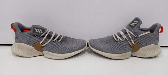 Adidas AlphaBounce Instinct Core Men's Gray Sneakers Size 12 image number 3