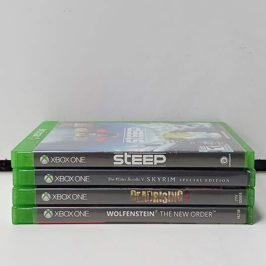 Bundle of 4 Assorted Microsoft Xbox One Video Games image number 3