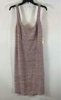 Maggy London Multicolor Knit Formal Midi Dress - Size 12 NWT image number 1