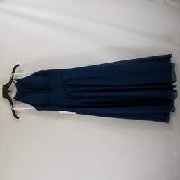 Azazie Womens Blue Dress S NWT