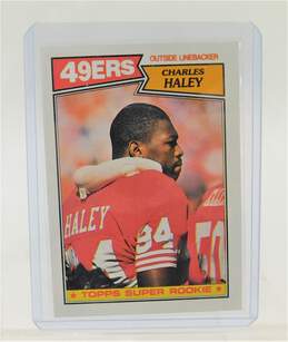 1987 HOF Charles Haley Topps Rookie SF 49ers