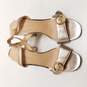 Coach Women's Maddi 85 Rose Gold Leather Heels Size 7 image number 5