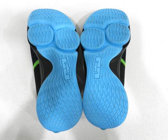 Nike LeBron Witness 5 Black Light Blue Fury Men's Shoes Size 15 image number 5