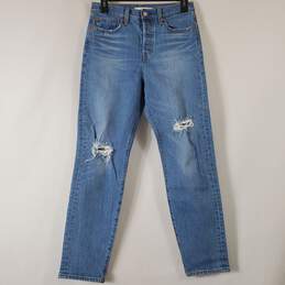 Levi Strauss Women Blue Skinny Jeans Sz 26