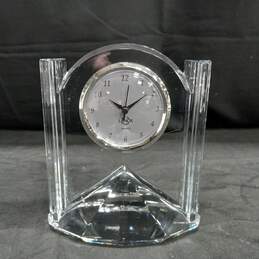 Lenox Ovations Clear Crystal Desk Clock