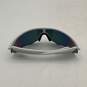 Rawlings Mens White Half Rim Sport Sunglasses With Multicolor Reflector Lenses image number 4