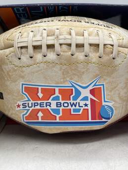 Wilson Beige Leather NFL Football Super Bowl Ball One Size W-0526937-H alternative image