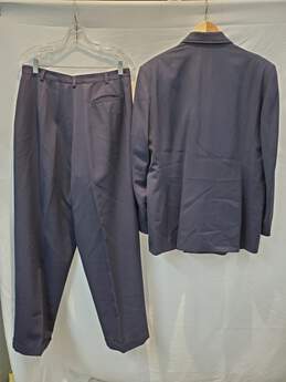Austin Reed 2 Piece Wool Navy Blue Suit Jacket/Pants Set alternative image