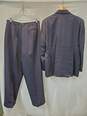 Austin Reed 2 Piece Wool Navy Blue Suit Jacket/Pants Set image number 2