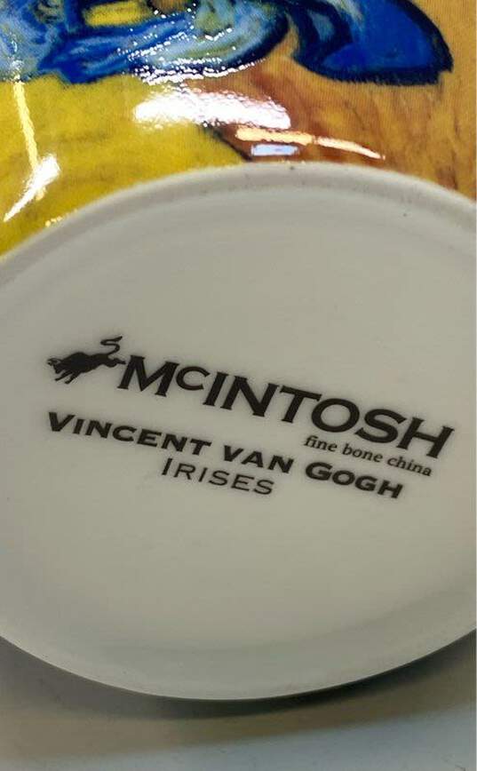 Tea Mug Infuser Vincent Van Gogh Motif Irises McINTOSH Ceramic Art Mug image number 6