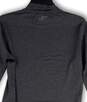 Mens Black ColdGear Compression Mock Long Sleeve Pullover T-Shirt Size L image number 4