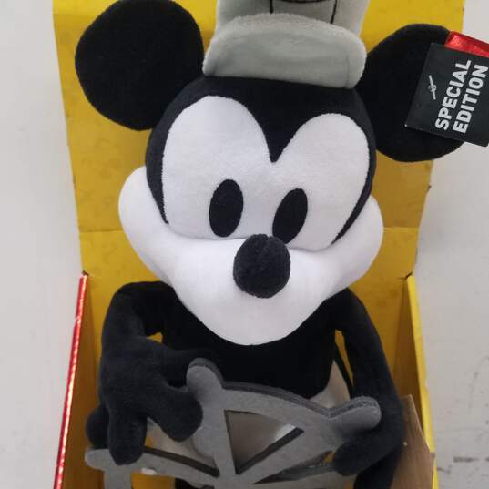 Authentic Mickey mouse memories january plush Shanghai Disney Steamboat  Willie