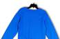 Womens Blue Stitch Cartoon Long Sleeve Crew Neck Pullover Sweatshirt Sz XS image number 4