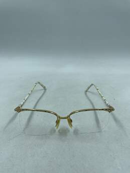 Tura Gold Rimless Eyeglasses alternative image
