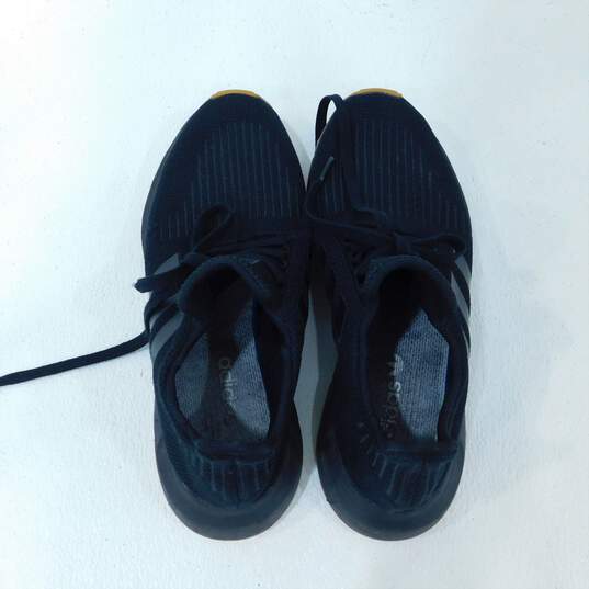adidas Swift Run Black Gum Men's Shoes Size 11 image number 2