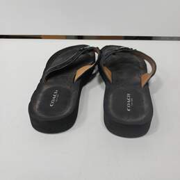 Women's Black Sandals Size 9.5 alternative image