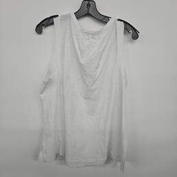 Rafaella White Sleeveless Shirt alternative image