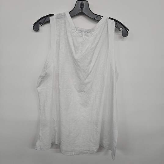 Rafaella White Sleeveless Shirt image number 2