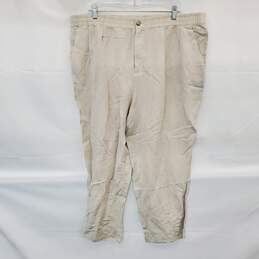 Madewell Beige Stretch Pants Size 3X