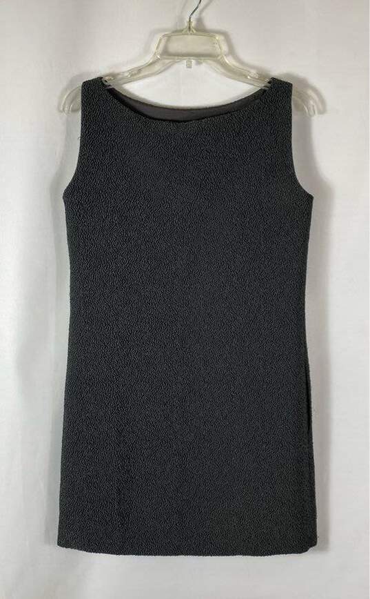 Moschino Gray Textured Midi Dress - Size 6 image number 1