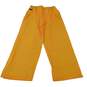 Mens Yellow Stretchable Pocket Straight Leg Rain Pants Size Medium image number 1