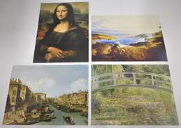 Masterpiece Art Painting Prints Lot of 4 Mona Lisa John Martin