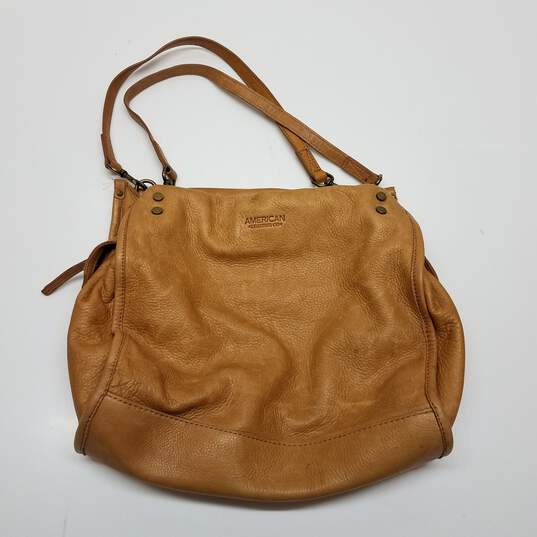 American Leather Co Lenox Triple Entry Satchel image number 1