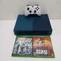 Microsoft Xbox One S 500GB Blue Console Bundle with Games & Controller #2 image number 1