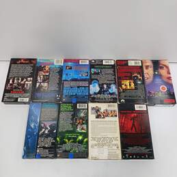 10pc Assorted Horror & Sci-fi VHS Movie Bundle alternative image