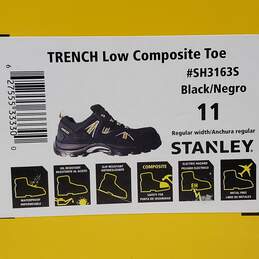 Stanley Men's TRENCH Low Black Composite Toe Work Shoes Size 11 NWT alternative image
