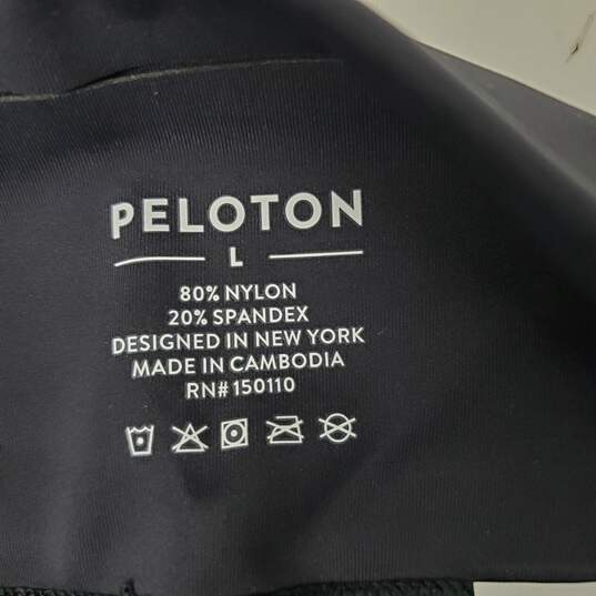 NWT Peloton WM's Dark Navy Blue Move Mission Reflective Leggings Size L image number 4