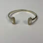 Designer Kendra Scott Elton Gold-Tone Iridescent Classic Open Cuff Bracelet image number 3