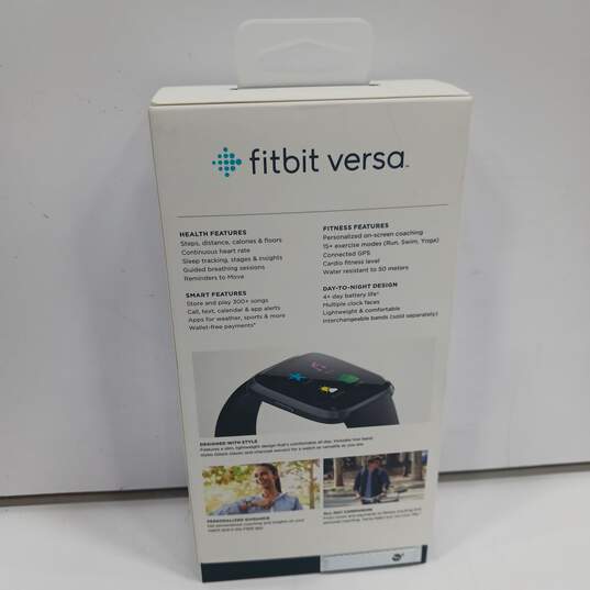 FitBit Versa Special Edition - Model No. FB505BKGY IOB image number 3