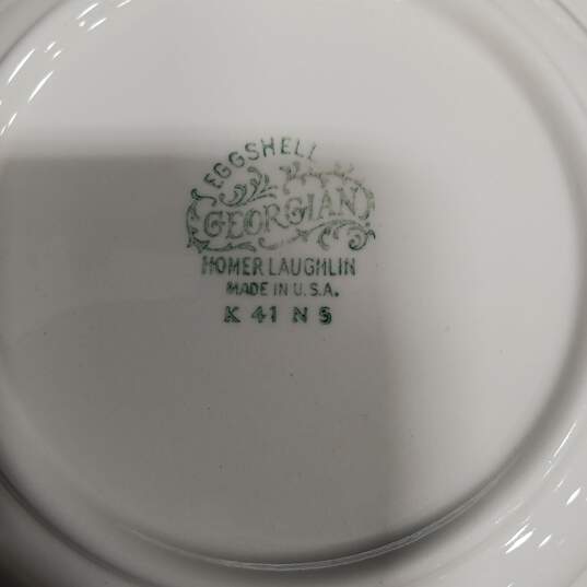 5 pc. Bundle of Homer Laughlin Georgian Eggshell Soup Bowls image number 3