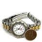 Designer Swiss Military Two-Tone White Round Date Dial Analog Wristwatch image number 2