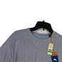 NWT Mens Gray Short Sleeve Crew Neck Side Slit Pullover T-Shirt Size Large image number 3