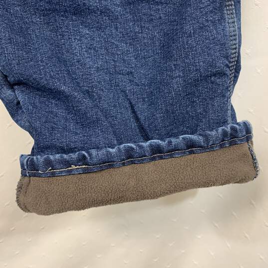 Men's Medium Wash Wrangler Fleece-Lined Carpenter Jeans, Sz. 34x30 image number 3