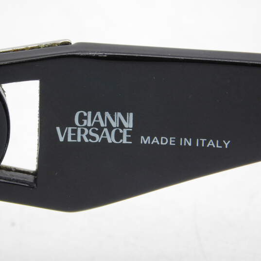 Gianni Versace Black Silver Medusa Sunglasses image number 16