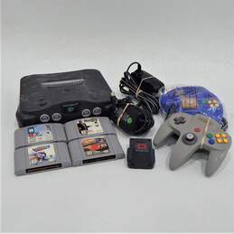 Nintendo 64 N64 w/4 Games Hot Wheels Turbo Racing