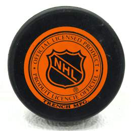 HOF Adam Oates Autographed Hockey Puck Boston Bruins alternative image