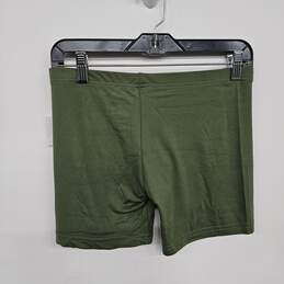 Olive Green Spandex Shorts alternative image