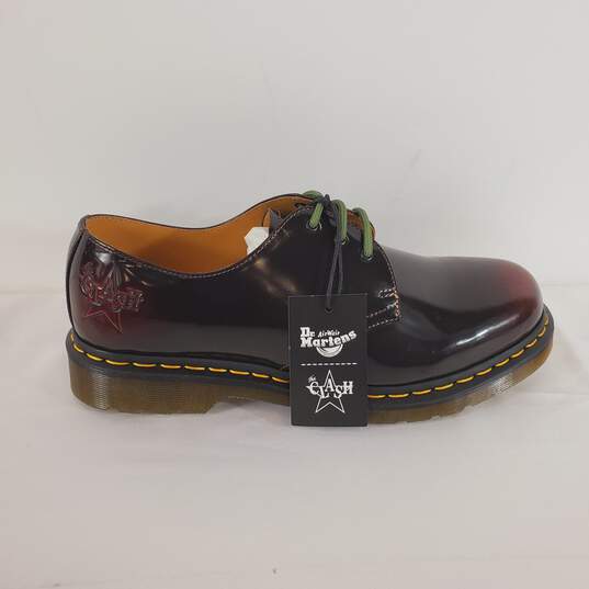 Dr. Martens 1461 The Clash MIE Cherry Red Arcadia Oxford Shoes 28001600 Size 10UK, US11M/12W image number 1