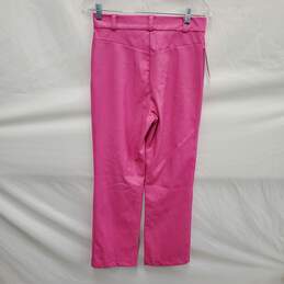 NWT Bardot WM's Polly Vegan Leather Hot Pink Ankle Pants Size 6 alternative image