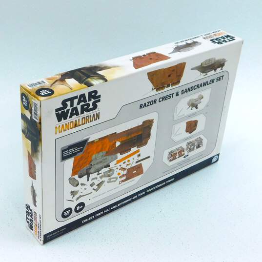 Sealed Disney Star Wars The Mandalorian Paper Model Kit Razor Crest & Sandcrawler Set image number 2