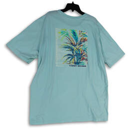 Mens Blue Graphic Print Crew Neck Short Sleeve Pullover T-Shirt Size 2XLT alternative image