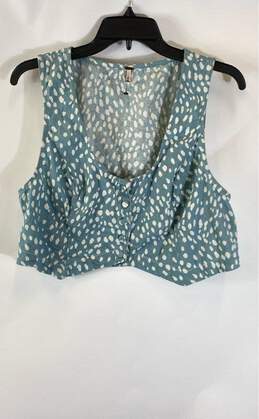 Free People Blue Sleeveless Top - Size 12