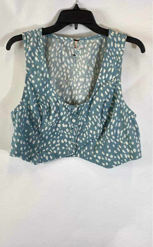 Free People Blue Sleeveless Top - Size 12 image number 1