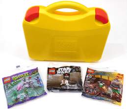 3 Assorted TV Movie Polybags LOTR Star Wars & Turtles w/ Classic Case