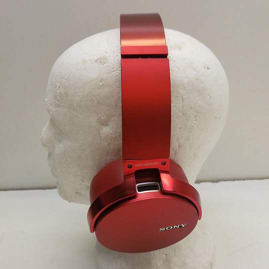 Sony MDR-XB950BT Red Headphones With Case image number 5